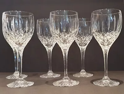 Buy Six Lovely Royal Doulton Hampstead White Wine Glasses 15.25cm Signed 1st Quality • 23.95£