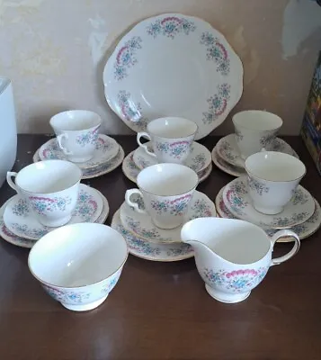 Buy Vintage Queen Anne Bone China Tea Set     21 Pieces • 35£