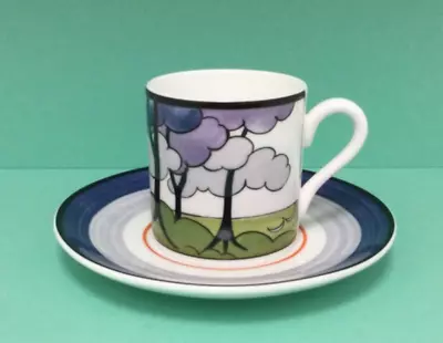 Buy Clarice Cliff Wedgwood Art Deco Style  Cafe Chic Limited Edition ‘ Blue Firs ‘ • 29.99£