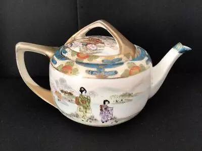 Buy Vintage / Antique 1920’s/30’s Noritake Teapot Geisha Made In Japan - 4.5” Tall • 17.50£