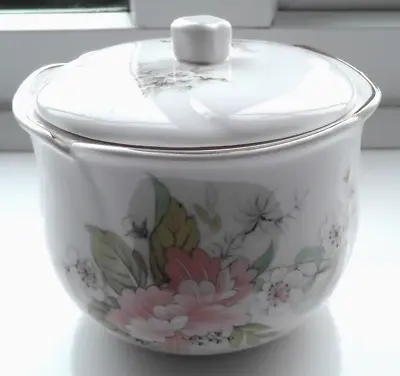 Buy Vintage Modus Gold Rimmed Fine Bone China Floral Lidded Trinket Jar Dish Design • 2.99£