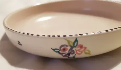 Buy Vintage Poole, China Fruit Bowl, Hand Painted Flower Design • 4£
