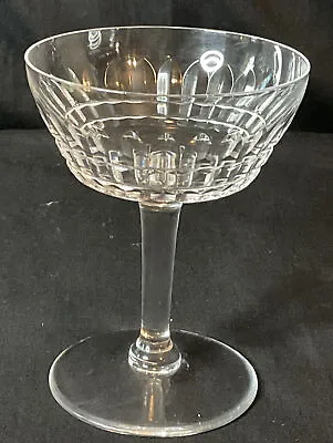 Buy Superb Vintage Champagne Crystal Coupe Saucer Cut Glass  Stem Bar Wine Sparkling • 28£