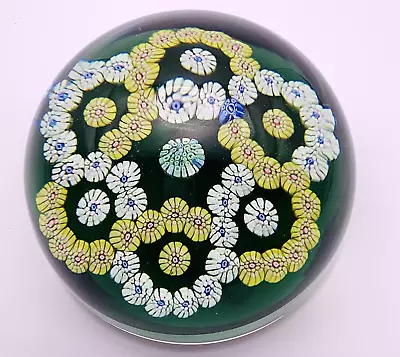 Buy Whitefriars Dome   Garland  Paperweight On Light Green Very Rare Date Came 1978 • 250£