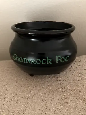 Buy Vintage Shamrock Pot By Irish Country Pottery Retos - Made In Ireland Good Lucky • 8.90£