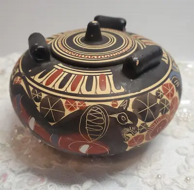 Buy Ancient Copy Greek Ceramic Pottery Lidded Jar With Lid Greece Corinthian 600 BC • 25.85£