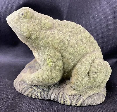 Buy Vintage Frog Toad Figurine 5” Tall Glass Bead Covering Very Interesting Piece • 8.21£