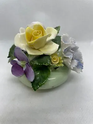 Buy Bone China Bouquet Floral Yellow Rose Adderley Staffordshire England 2.5  X 3.5  • 23.05£