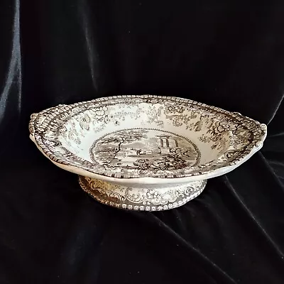 Buy J. Wilkinson Venetian Pattern Footed  11  Dish Bowl Antique Pottery • 9.99£
