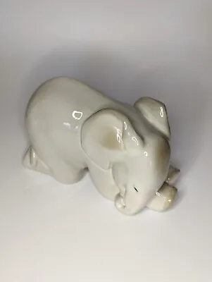Buy Lomonosov USSR Sleeping Baby Elephant Porcelain Figurine • 23£