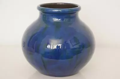 Buy C.H.Brannam Barum Devon Pottery - Large Bulbous Vase - Streaked Glaze - C.1910 • 75£