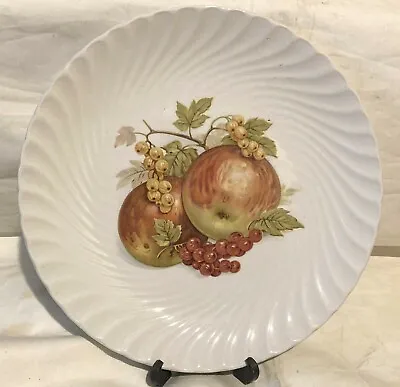Buy 2x Lovely Decorative Plates Autumn Fruits Ironstone Burleigh Ware 8 Ins Wide • 14.99£