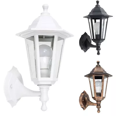 Buy Traditional Victorian Outdoor LED Garden Wall Mounted Light IP44 Patio Lantern • 13.99£