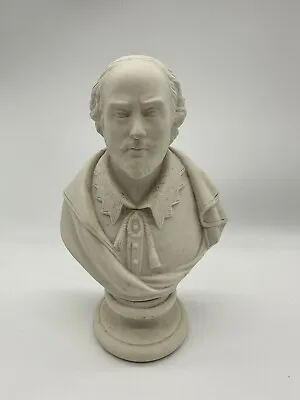 Buy Good Quality Victorian Parian Ware Bust Of William Shakespeare • 99.95£