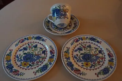 Buy Masons Patent Ironstone China - Regency Pattern Tea Cup, Saucer And 2 Tea Plates • 10£