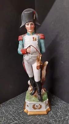 Buy Vtg Capodimonte Napoleon Bonaparte Hand Painted Porcelain Statue 12  • 60£