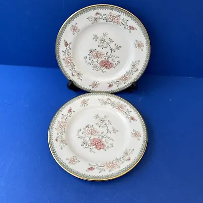 Buy Pair Of Vintage Minton Fine Bone China  Jasmine  6 1/2 Inch Tea/Side Plates. • 12.99£