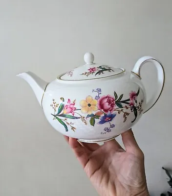 Buy Vintage Wedgwood Devon Sprays Teapot Bone China Floral  • 30£
