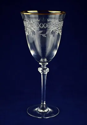 Buy Royal Doulton Crystal  WELLESLEY  Wine Glass 21cms (8-1/4 ) Tall - Signed 1st • 29.50£
