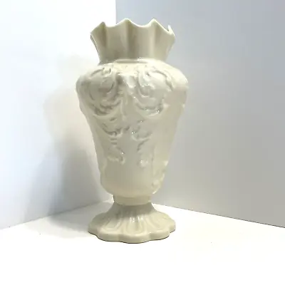 Buy Vintage Belleek Fine Parian China Rathmore Cream Vase 7  Tall 7th Gold Mark • 26.85£