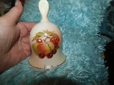 Buy Sweet Little Royal Worcester Palissy Gilded Blush China Bell Royale Fruit • 5£