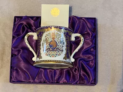 Buy Queen Elizabeth II Platinum Jubilee Bone China Loving Cup Edition #163/500 NEW • 350£
