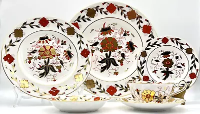 Buy C1975 ROYAL CROWN DERBY ASIAN ROSE 6pc PLACE SETTING, 8687, GREAT CONDITION • 240.12£