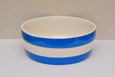 Buy T G Green Blue White Striped Cornishware Dog Bowl • 29.99£