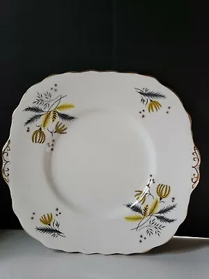 Buy Colclough Pattern 6791 - Handled Cake Plate - Made In England - RARE PIECE • 33.14£