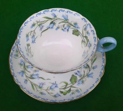 Buy Shelley “harebells” Cabinet Tea Cup And Saucer. • 9.99£