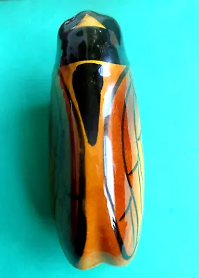 Buy Vintage French Vallauris Ceramic Cicada Wall Vase : 12.5 Cm Or 5 Inches Long • 16£