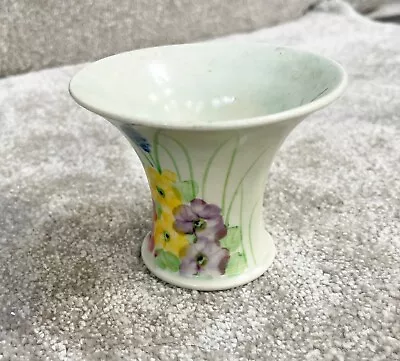 Buy Vintage Radford Pottery Vase Floral Design Pattern Handpainted • 24.99£