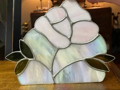 Buy 7.75 X6  Stained Glass Rose Window Hanger Sun Catcher • 19.24£
