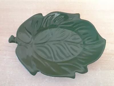 Buy Carlton Ware.dark green Leaf Dish • 2.90£