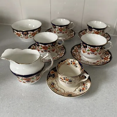 Buy Collingwood Fine Bone China Gold Rim Floral Tea Set X 4 Tea Cups & Saucers Etc • 25£