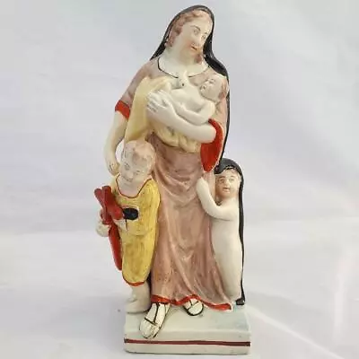 Buy 18th Century Pearlware Staffordshire Figurine Of Charity Decorated With Enamels • 150£