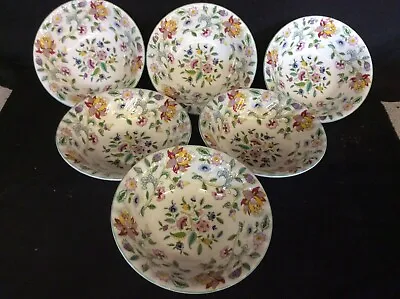 Buy 6 Salad Or Fruit Bowl In The Haddon Hall Original Chintz Colours 1st • 48£