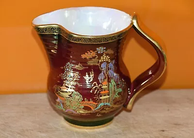 Buy Crown Devon Fielding Red Lustre Art Deco Chinese Style Jug  11 Cms High No 438 • 9£