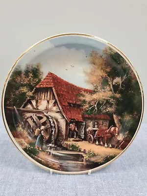 Buy Purbeck Pottery Village Life  Watermill  Plate By Elisabeth Paetz-Kalich • 4.99£