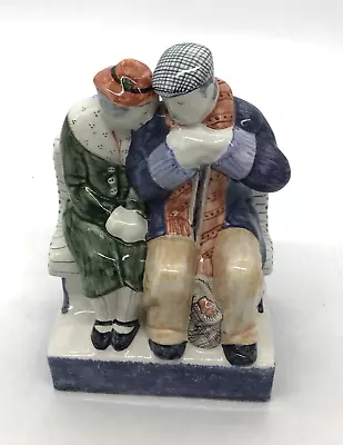 Buy Rye Pottery True Love Couple Figurine Hand Made In England 8.5  X 5.5  Preloved • 40£