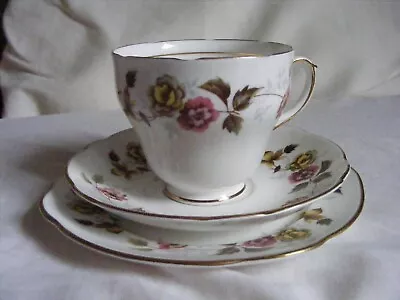 Buy Duchess Symphony Bone China Trio Teacup Saucer & Tea Plate - Romance • 3.99£