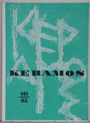 Buy Keramos 141. Journal Of The Society For Ceramics E.V., Issue 141. • 15.74£