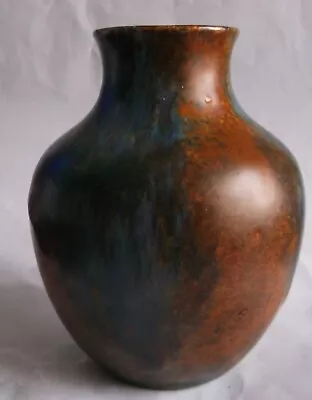 Buy VINTAGE Autumnal Coloured Ruskin Style Studio Pottery Vase 4 Inches • 8.99£