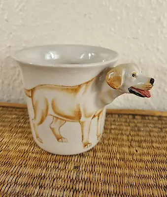 Buy Blue Witch 3D Labrador Retriever Dog Coffee/Tea Pottery, Ceramic Mug Preloved • 12£