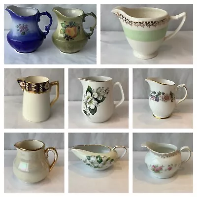 Buy Vintage China Milk Jugs/Creamers -  Pretty -Choice - From £1.95 . Changing Stock • 5.95£