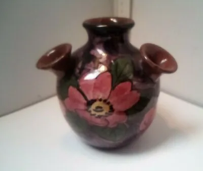 Buy LONGPARK  Pottery Torquay Posey Vase ROSE Design  10.5 Cm • 8£