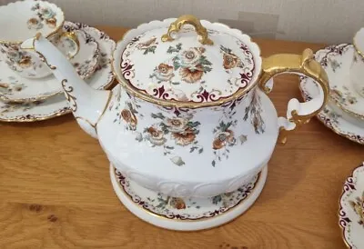 Buy Vintage Aynsley Bone China 34 Piece Tea Set, Tea Pot, Cup, Saucer, Floral Flower • 250£