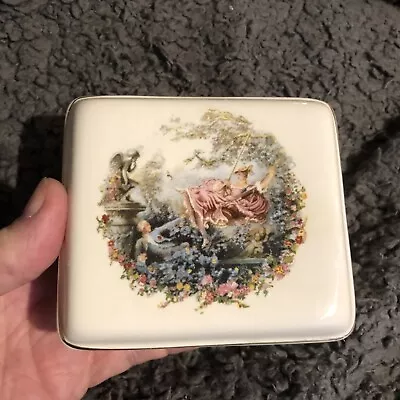 Buy Lord Nelson Pottery Square Trinket Dish With Lid • 3£
