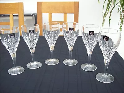 Buy 6 X Royal Doulton Dorchester 7.5  Wine Glasses Signed & New  !! • 69.99£