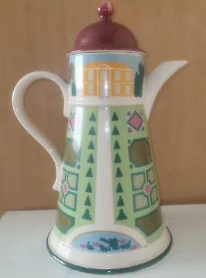 Buy Vintage Carlton Ware Lustre Pottery 1978 Tall Cm 30 Teapot Mansion Garden • 28£